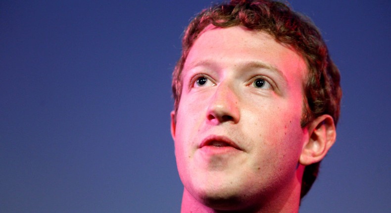 Mark Zuckerberg in 2010.