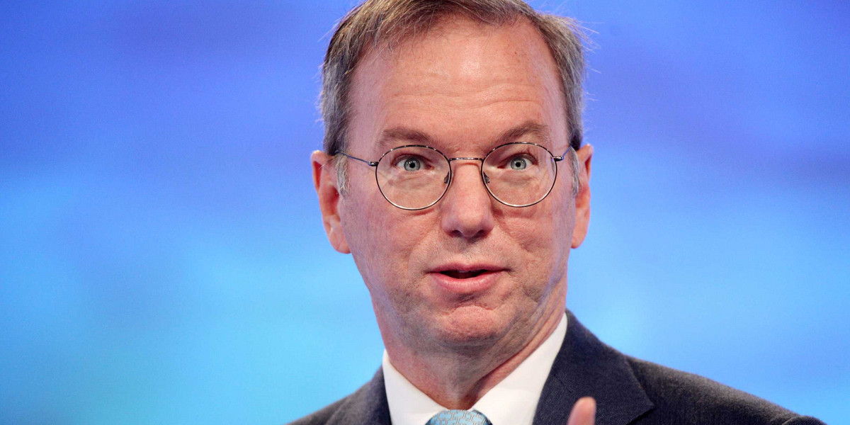 Google chairman Eric Schmidt speaks during the company's Chrome event in San Francisco December 7, 2010.