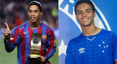 Barcelona to give Ronaldinho's son a chance