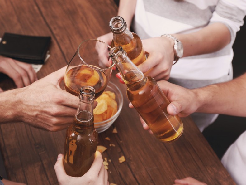 Drinking alcohol