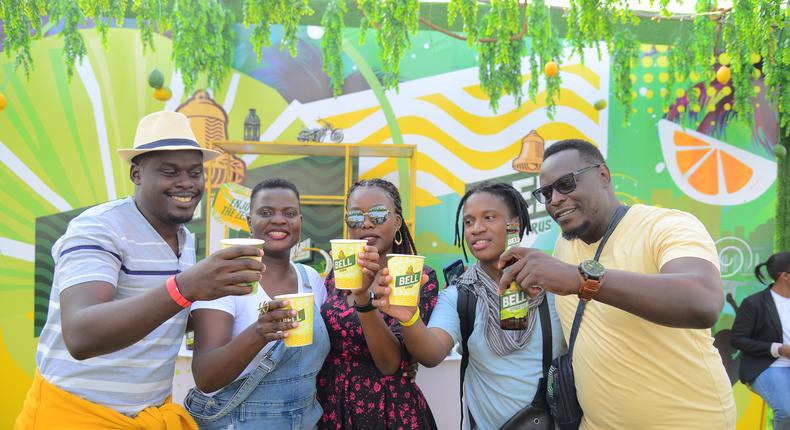 Roast and Rhyme treated attendees to the new Bell Citrus variant at the Nile Resort in Jinja