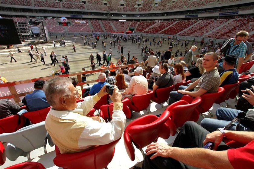 Poseł PO lansował się na Stadionie Narodowym