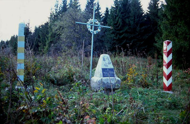 Bieszczady, krzyż