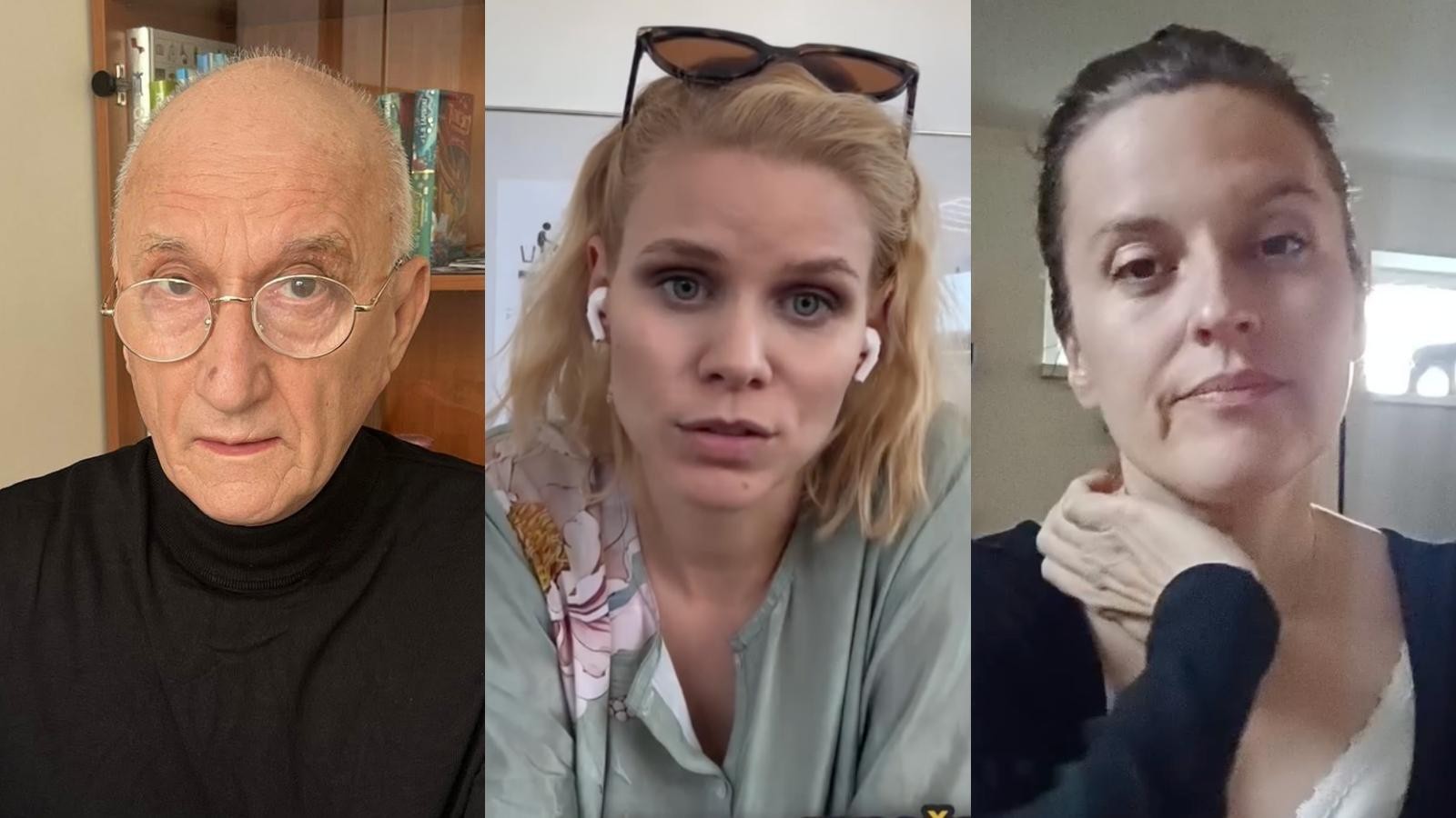 Spisovateľ Jozef Banáš, novinárka Zuzana Kovačič Hanzelová a scenáristka Hana Lasicová.