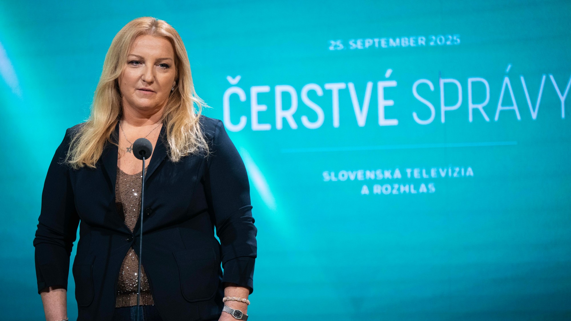 Generálna riaditeľka Slovenskej televízie a rozhlasu (STVR) Martina Flašíková.