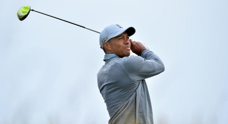 Tiger Woods, pictured in 2015, will tee-up in the 18-man Hero World Challenge event, his first appearance since sharing 10th in the Wyndham Championship 465 days ago