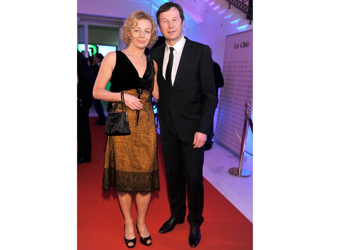 Piotr Cyrwus z żoną