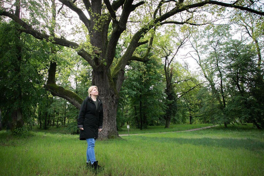 Prezidentka SR Zuzana Čaputová vysadila so svojím tímom stromčeky na Záhorí.