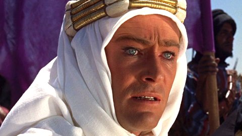 Peter O'Toole w filmie "Lawrence z Arabii"