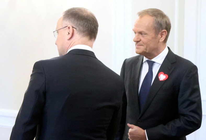 Andrzej Duda i Donald Tusk