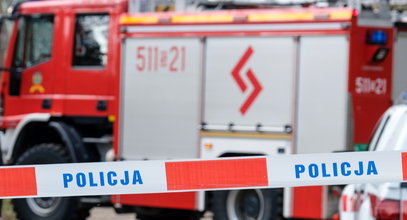 Tragedia pod Działdowem. Podczas akcji przejechał wozem strażackim kolegę ze służby