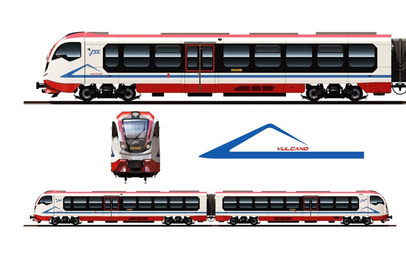 Na razie przewoźnik z Katanii zamówił cztery pojaz¬dy o wartości niespełna 15 mln  euro. Dzięki nim będzie mógł wycofać najstarsze jednostki jeszcze z lat 50. (później modernizowane). Umowa jest jednak skonstruowana w ten sposób, że w ciągu czterech lat ma on prawo domówić sześć kolejnych pojazdów. Wtedy wartość kontraktu wzrosłaby do 40 mln euro. 
<br><br>
Fot. 3 Vulcano - rzut z boku i z przodu
