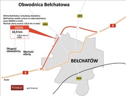 Budimex wybuduje obwodnicę Bełchatowa za 118 mln zł netto [MAPA]