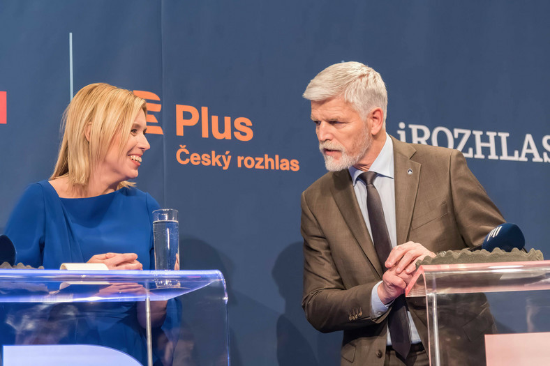 Petr Pavel i Danusze Nerudova przed pierwszą turą wyborów prezydenckich w Czechach