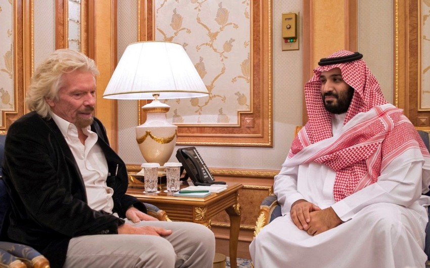 Ričard Brenson i saudijski princ Mohamed bin Salman