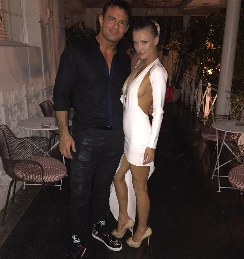 Joanna Krupa i Romain Zago na imprezie urodzinowej