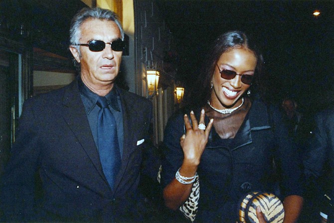 Flavio Brijatore i Naomi Kembel