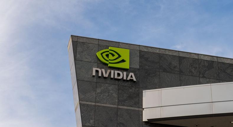 Nvidia's logo includes a green spiral shaped like an eye.Andrej Sokolow/picture alliance via Getty Images