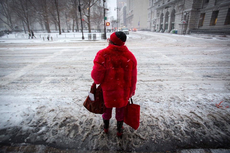 USA NEW YORK WINTER STORM (Winter Storm in New York)