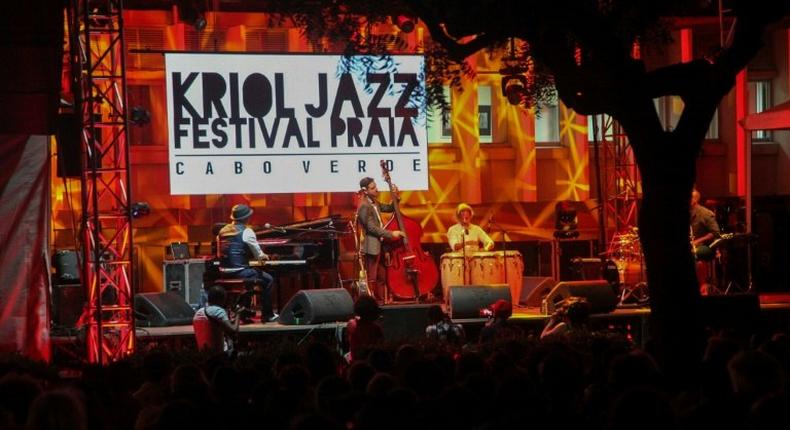 The Roberto Fonseca Quartet from Cuba perform at the Kriol Jazz Festival in Praia, Cape Verde's island capital which hosts a week-long music festival every April