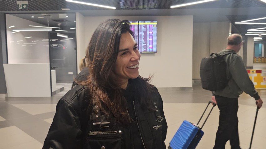 Kaja Ostojić na aerodromu