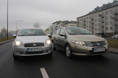 Honda City kontra Fiat Linea - Test wyrośniętych sedanów klasy B