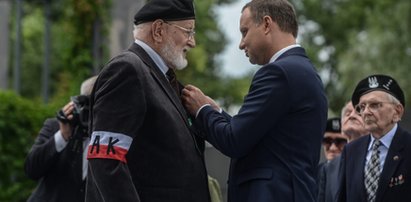 Wzruszające słowa Dudy na spotkaniu z powstańcami