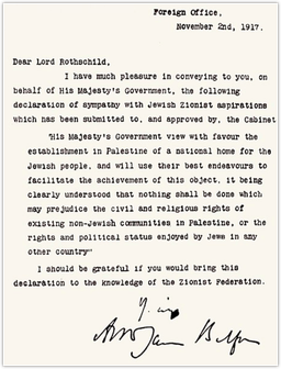 Dla Żydów obietnice Balfoura to było maksimum tego co mogli dostać