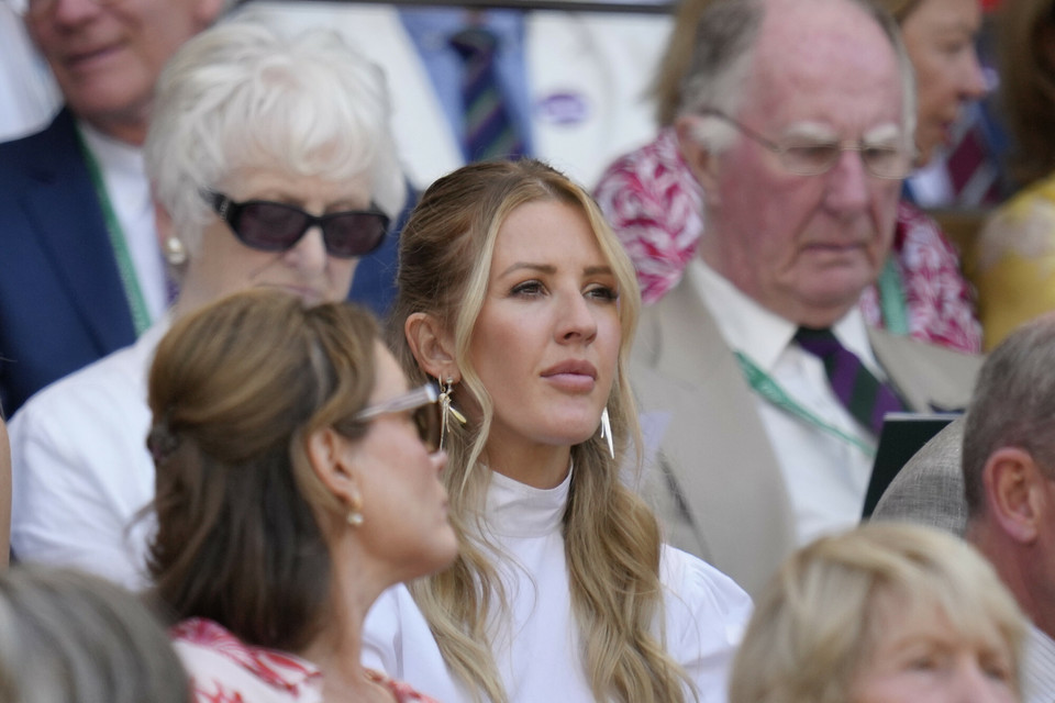 Wokalistka Ellie Goulding na Wimbledonie