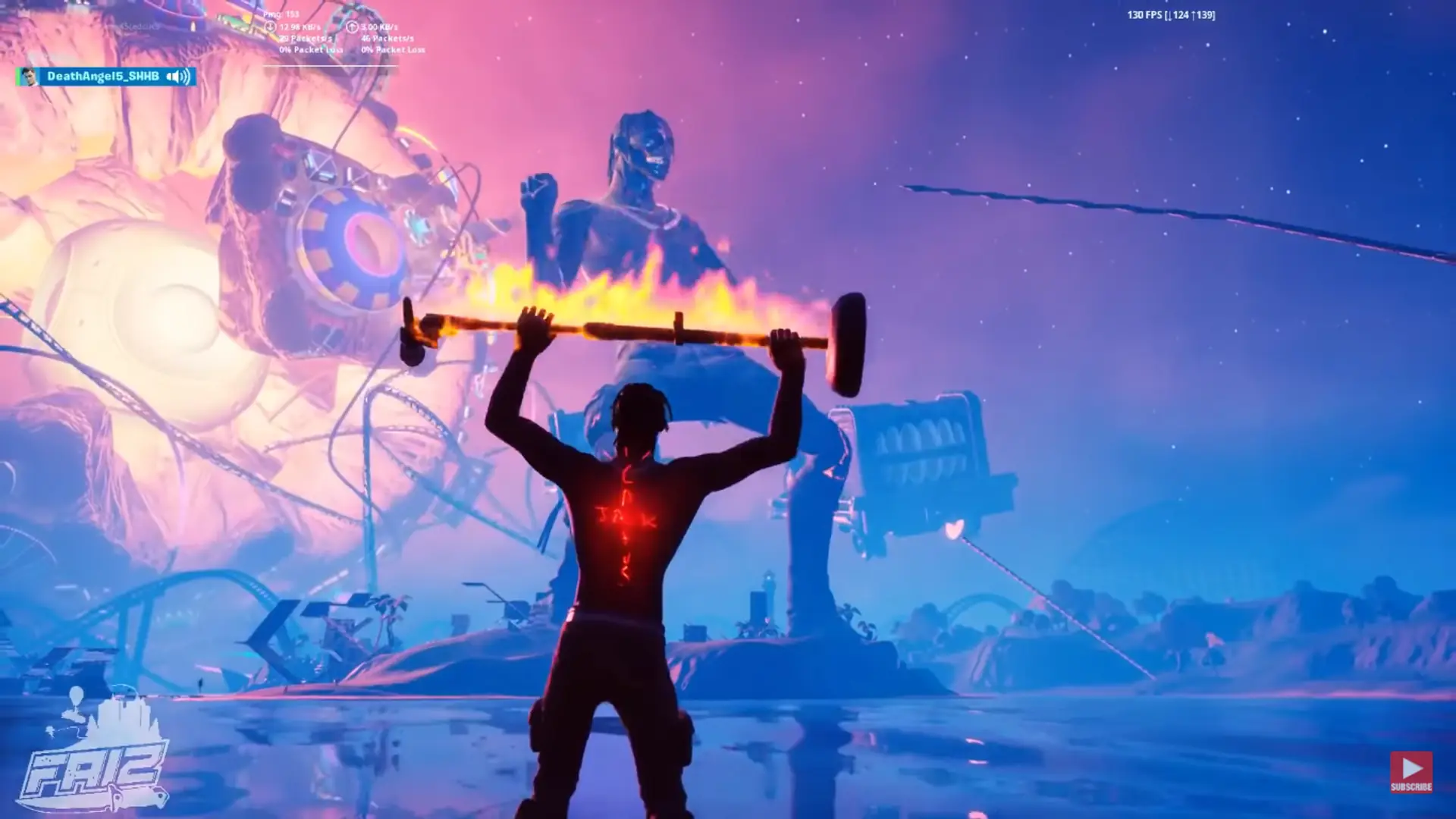 Travis Scott rozpalił ogień w Fortnite. 12 mln ludzi obejrzało cudowne widowisko