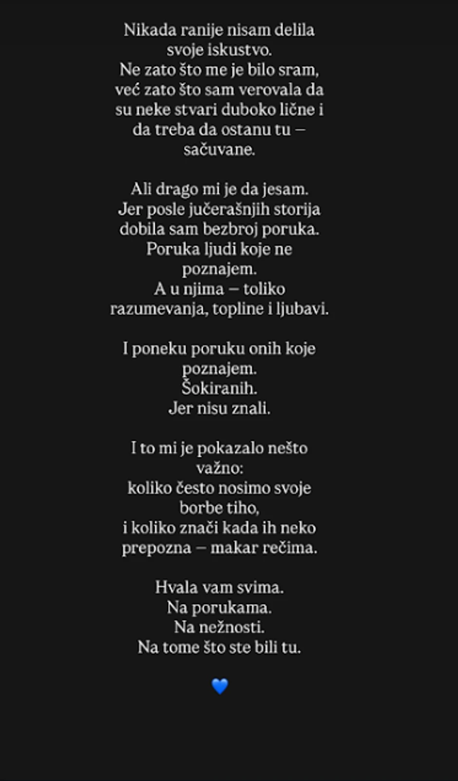 Đulkica Sakić o borbi sa rakom