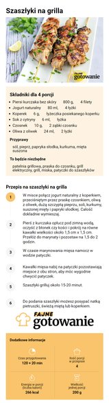 Szaszłyki na grilla