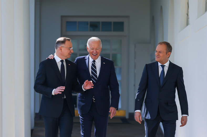 Andrzej Duda, Joe Biden, Donald Tusk