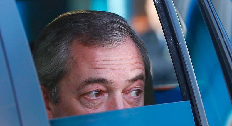 Former UKIP leader Nigel Farage