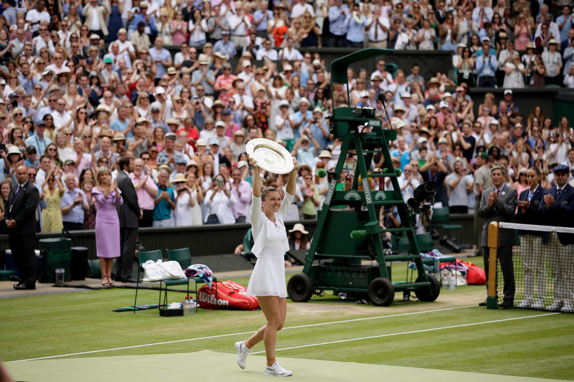 Rumunská tenistka Simona Halepová v roku 2019. 