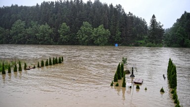 Podkarpackie: fala kulminacyjna na Sanie, Wisłok z tendencją spadkową