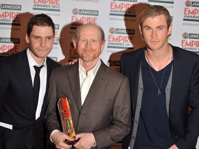 Daniel Bruhl, Ron Howard i Chris Hemsworth