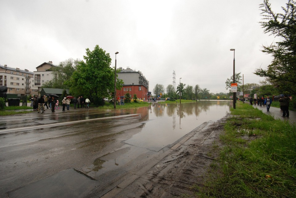 Kraków, zdjęcia z rejonu Saska-Nowohucka i most Wandy