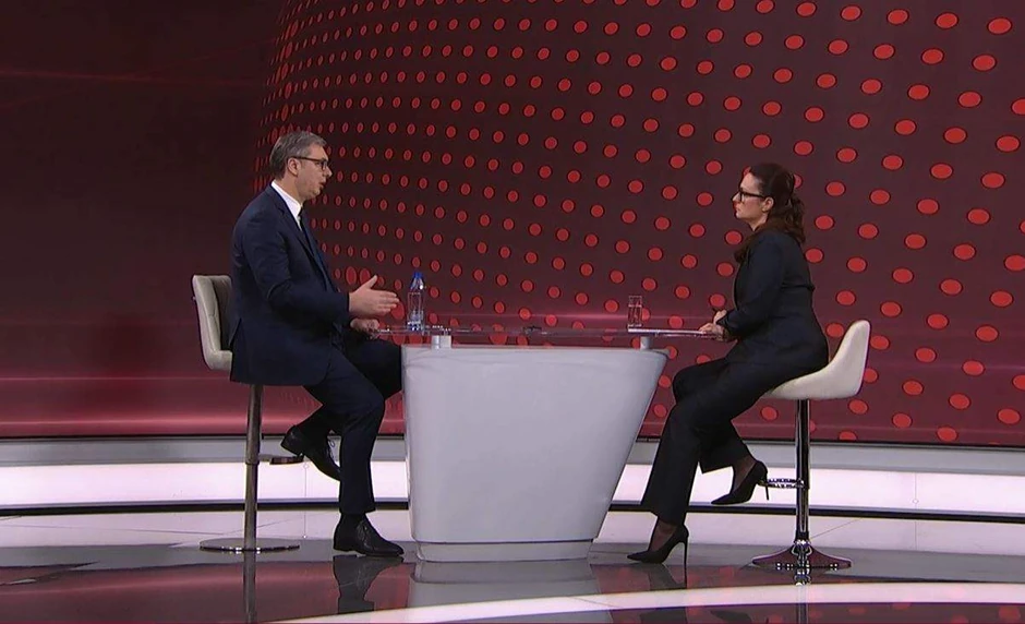 Aleksandar Vučić u Dnevniku RTS-a