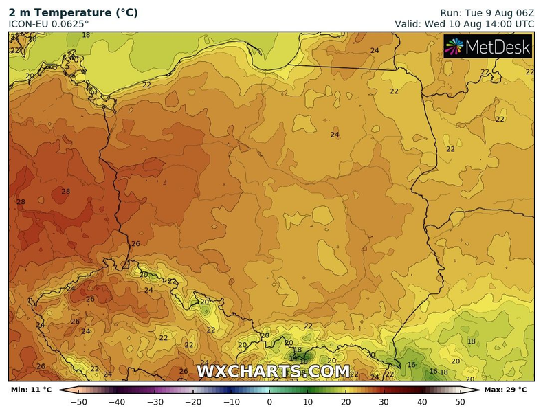 Będzie ciepło, ale nie upalnie