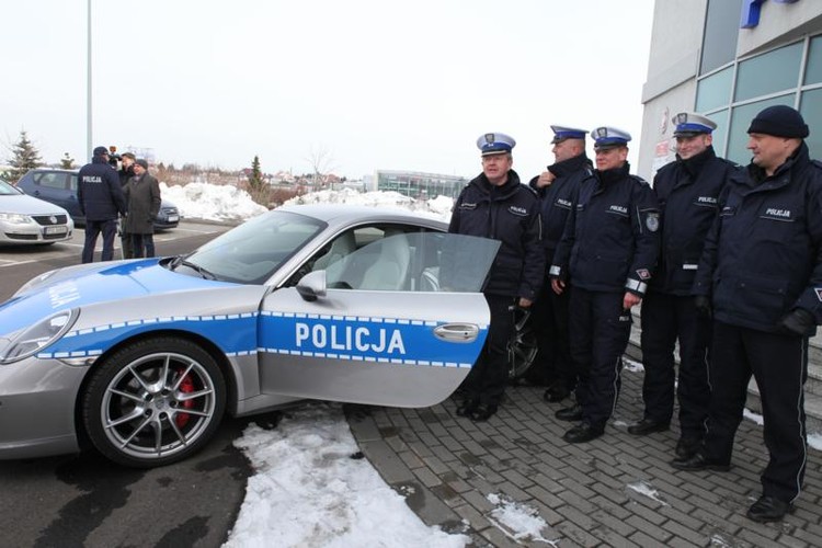 Porsche w barwach polskiej policji
