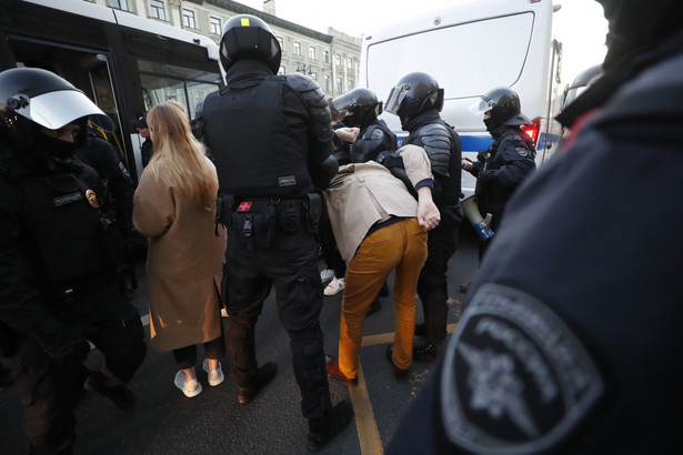 Protest w Rosji przeciwko mobilizacji