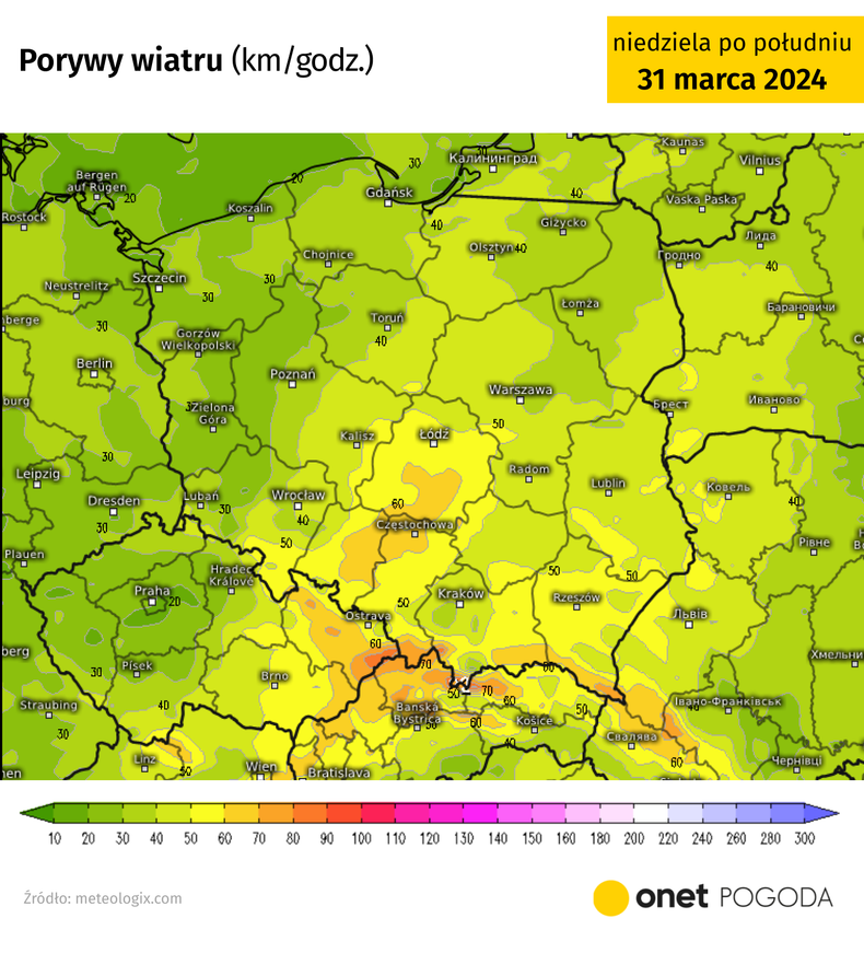 W górach powieje silny halny