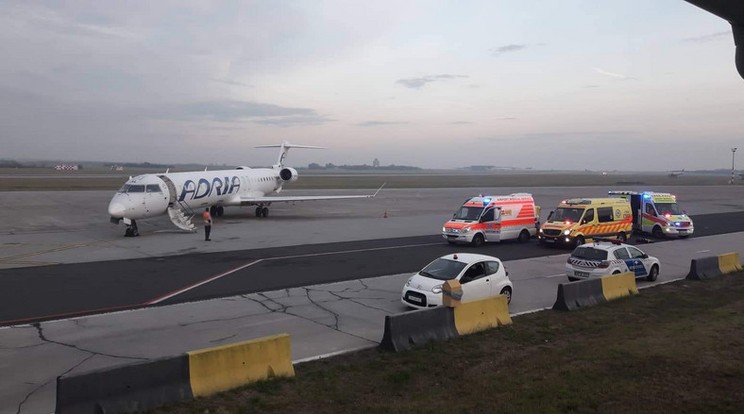 A gép Kisinyovból tartott Bécsbe / Fotó: Airport Medical Service