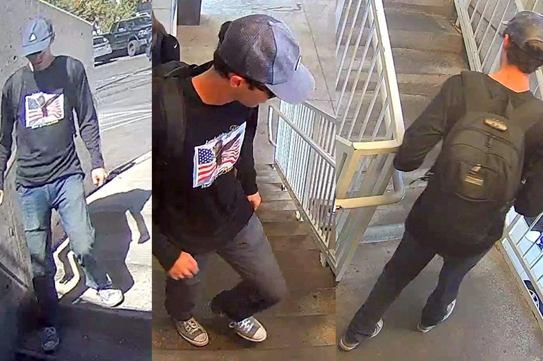 Federalni istražni biro (FBI) objavio je fotografiju muškarca za kojeg se kaže da je osoba od interesa za nadležne - ili osumnjičeni | Foto: Department of Public Safety/Handout via REUTERS