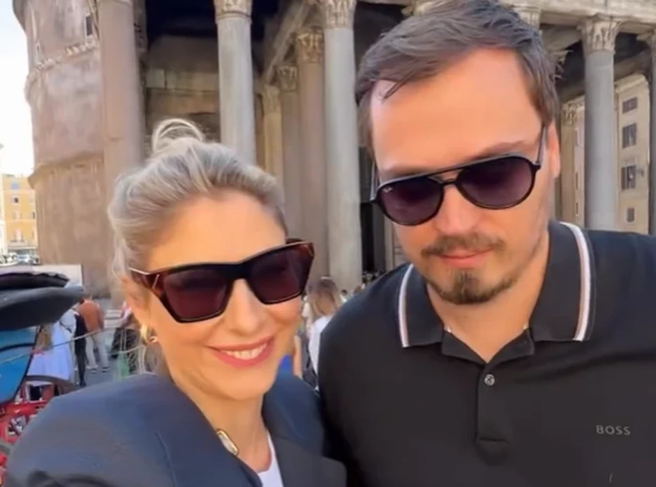 Kristina Radenković sa verenikom