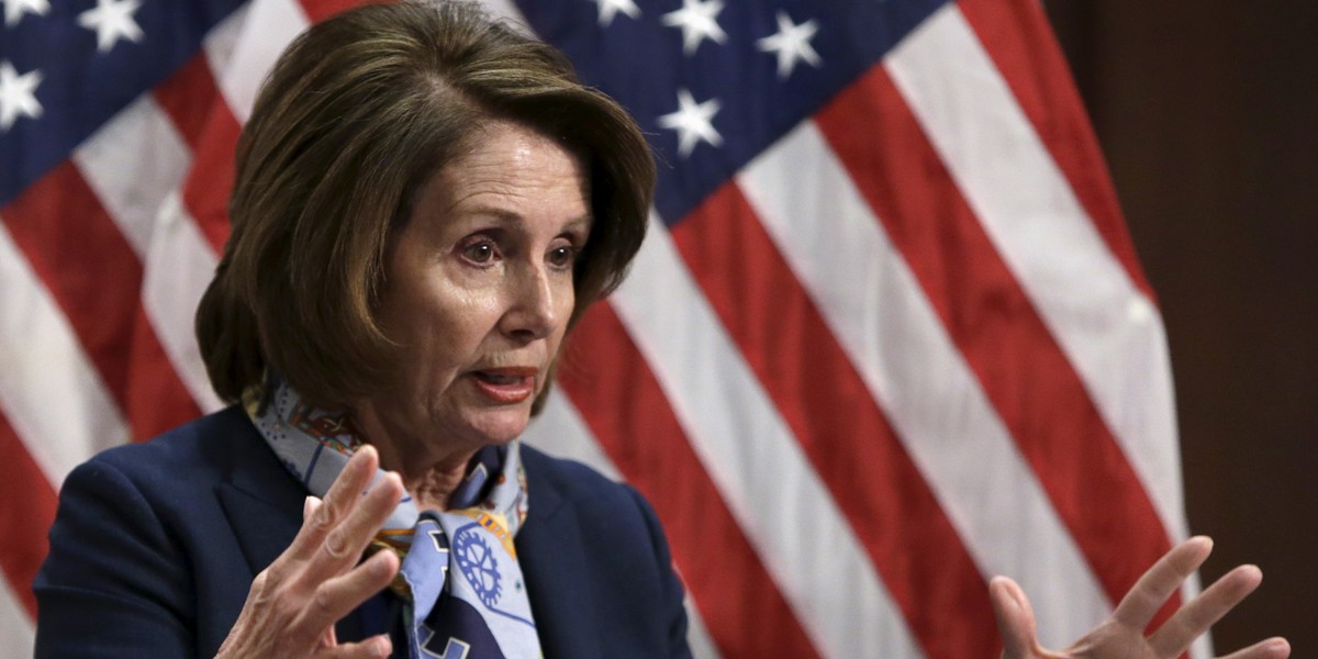 House Minority Leader Nancy Pelosi (D-California).