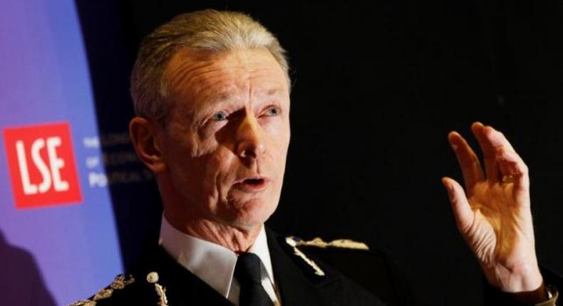 Commissioner of the Metropolitan Police Service Bernard Hogan-Howe speaks at the London School of Economics in London January 16, 2012. 