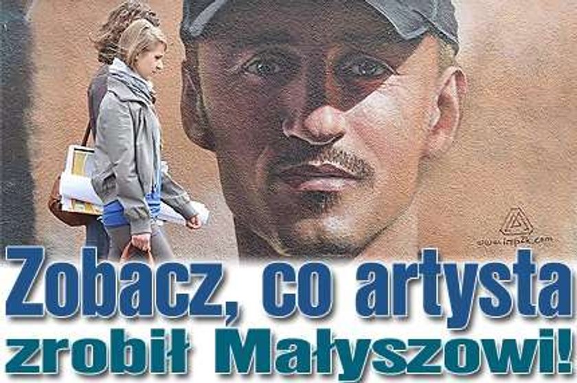 Zobacz, co artysta zrobił Małyszowi!