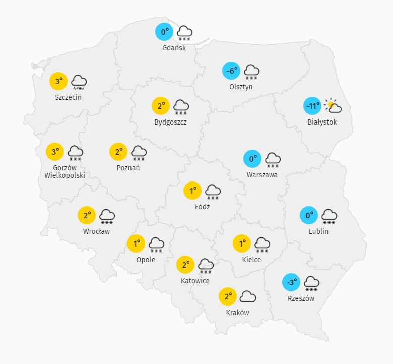 Pogoda Na Wtorek Cieplej Lecz Wciaz Ze Sniegiem 19 Stycznia 2021 R Wiadomosci